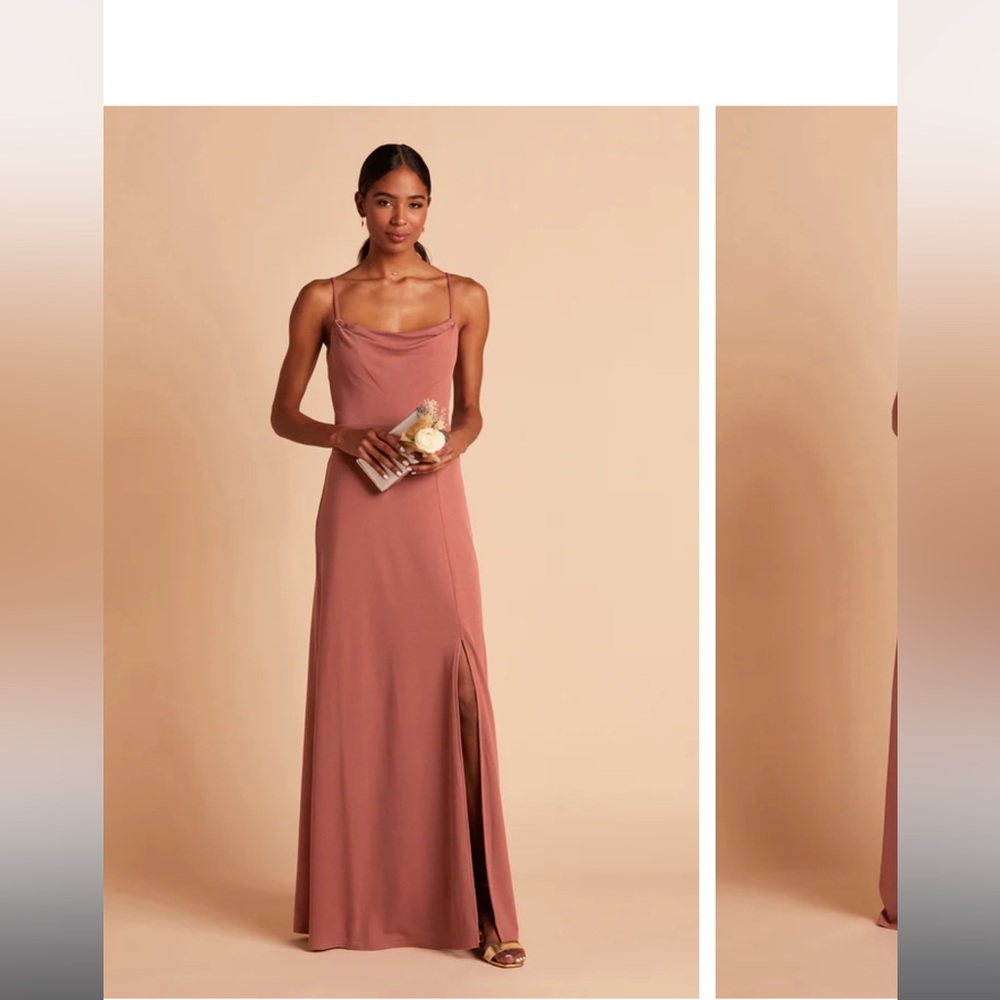 Ash Crepe Dress - Desert Rose Birdy Grey